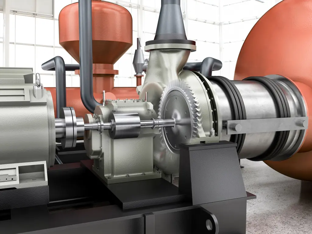 De ORC maakt gebruik van silicone oliën voor het aandrijven van de turbine