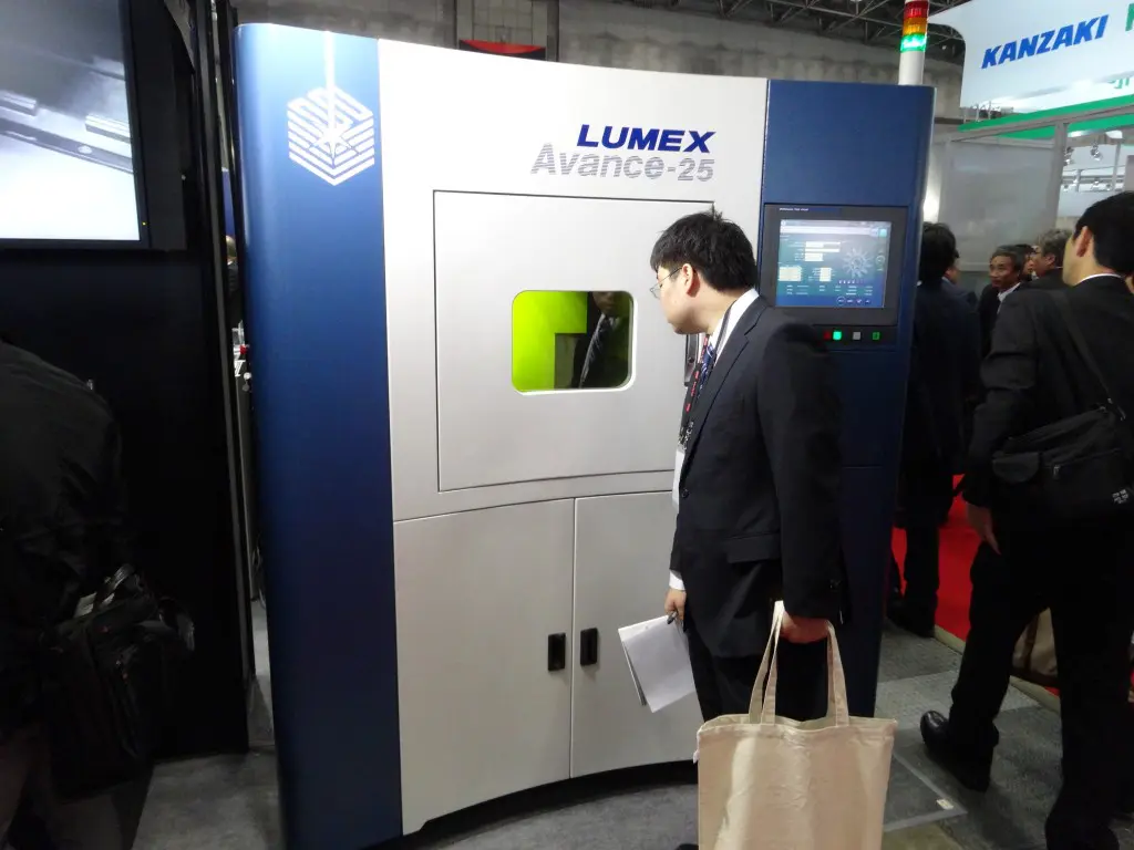 De Lumex Avance 25 zoals die door Matsuura werd getoond op de Jimtof in Tokio (foto: Tim Wentink)
