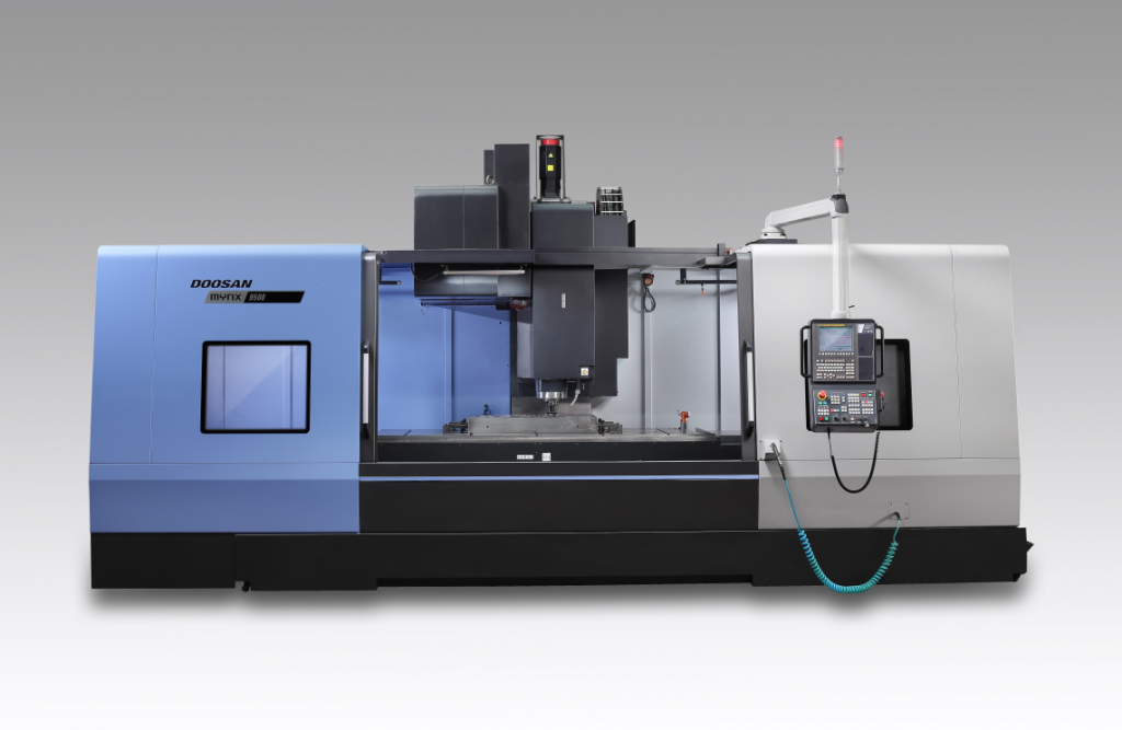Op de EMO Milano 2015 presenteert Doosan een grote uitvoering van de Mynx 9500 (foto: Doosan)