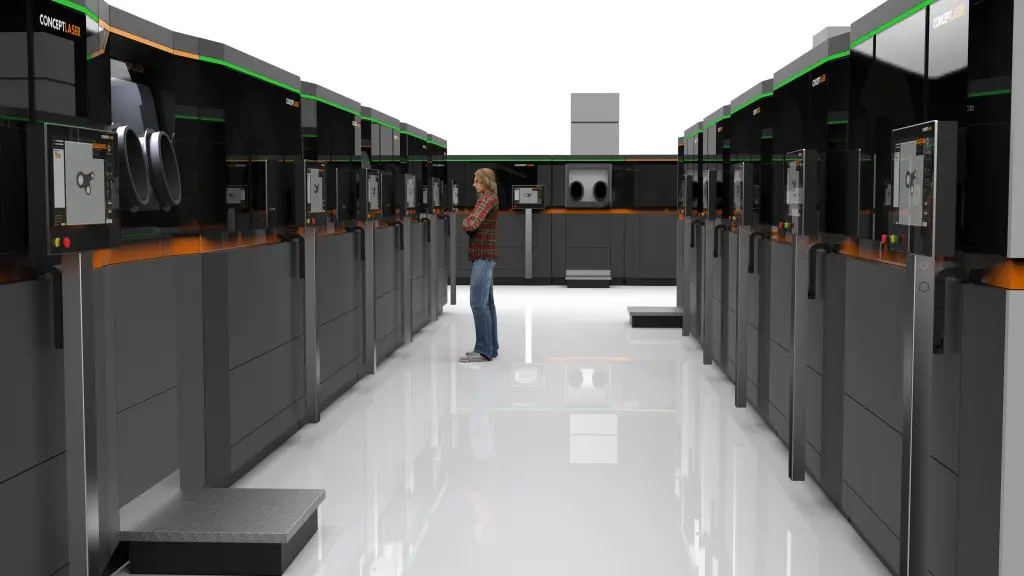 Werkplaats voor additive manufacturing in de visie van Concept Laser (foto's: Concept Laser)