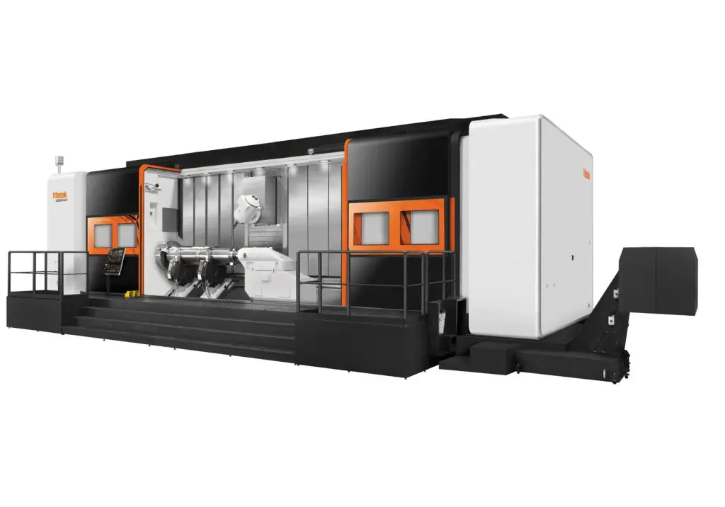 De Mazak Integrex e-800H is ontwikkeld voor de verspaning van grote en zware werkstukken zoals landingsgestellen en nokkenassen.