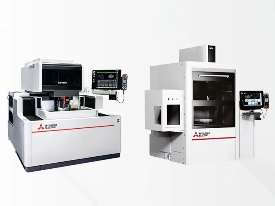Mitsubishi Electric Vonkmachines. (foto van fabrikant).