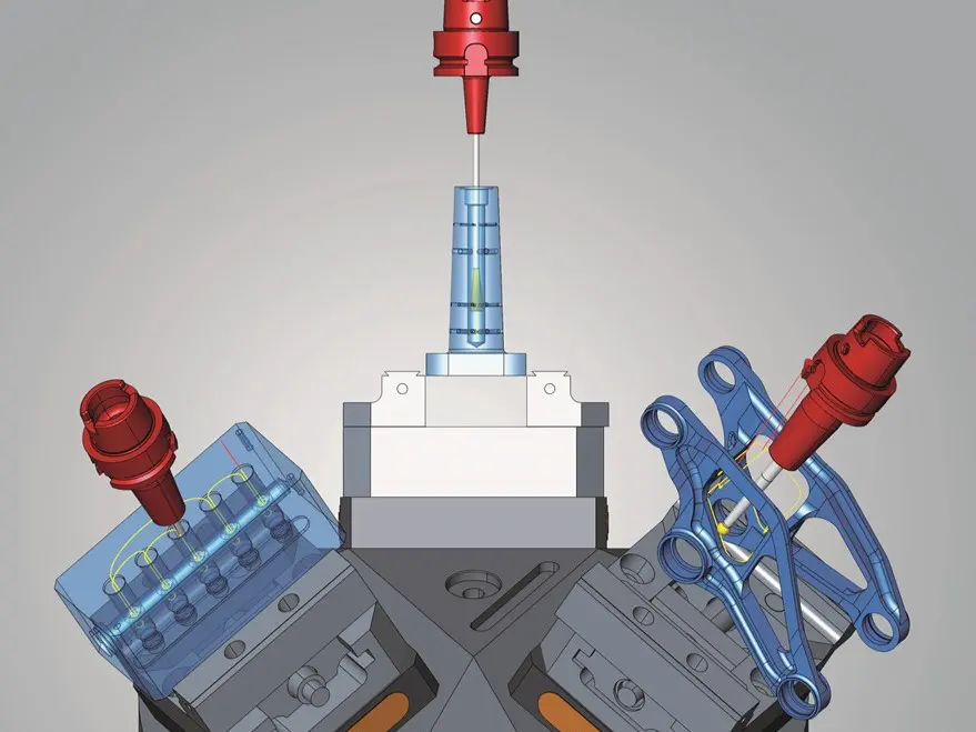 HyperMill 2025 biedt een pakket met uitgebreide strategieën voor ontbramen direct op de machine (foto's: Open Mind).