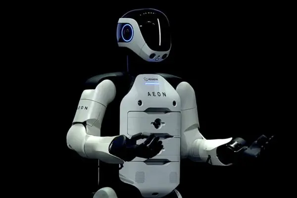 Hexagon maakt met de humanoïde robot Aeon gebruik van de eigen expertise in meettechnologieën, AI en autonome systemen.