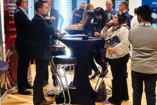 De VDW had voor de preview van de EMO journalisten uit de hele wereld ingevlogen.