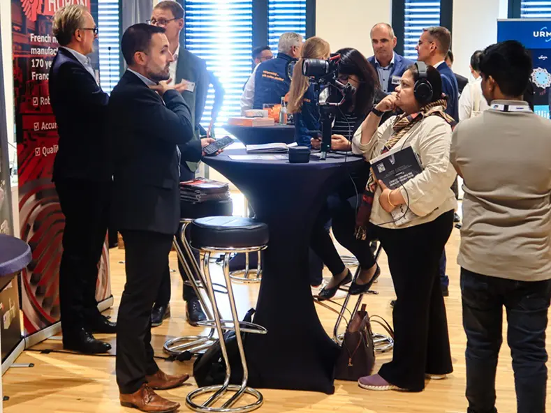 De VDW had voor de preview van de EMO journalisten uit de hele wereld ingevlogen.