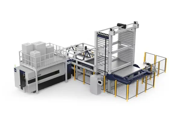 GH-Store Pro vormt samen met de GH-plaatlaserserie de kern van HSG’s visie op de fabriek van de toekomst. Door de naadloze koppeling tussen automatische belading, snijden, sorteren en opslag ontstaat een volledig verbonden productielijn, aangestuurd via één intelligent besturingsplatform.