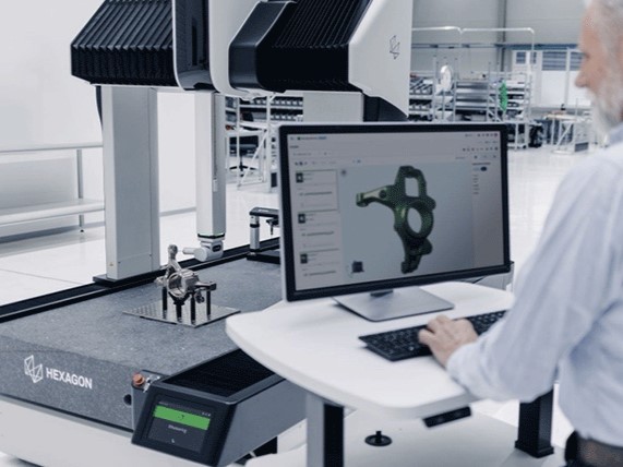Hexagon Maestro: de nieuwste generatie CMM om bij micronprecisie een hoge doorvoer te bereiken (foto: Hexagon).